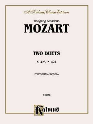 Two Duets, K. 423, K. 424 de Wolfgang Mozart