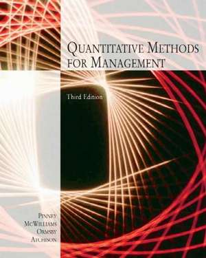 Quantitative Methods for Management, 3e de Joe Ormsby