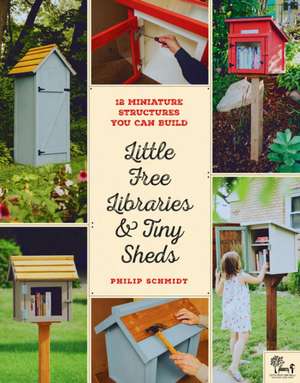 Little Free Libraries & Tiny Sheds de Philip Schmidt