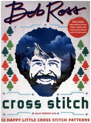 Bob Ross Cross Stitch de Haley Pierson-Cox