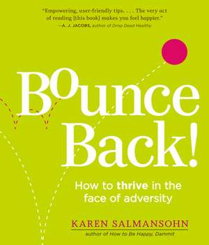 The Bounce Back Book de Karen Salmansohn