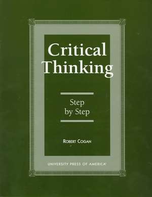 Critical Thinking de Robert Cogan