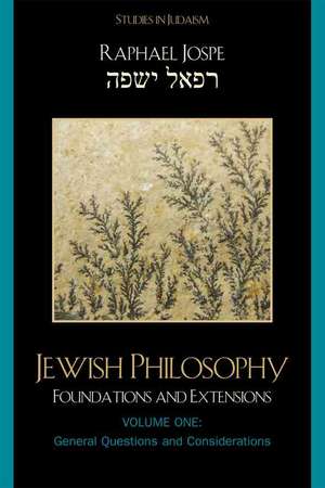 Jewish Philosophy de Raphael Jospe