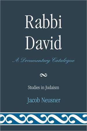 Rabbi David de Jacob (Research Professor of Religion and TheologyBard College Neusner