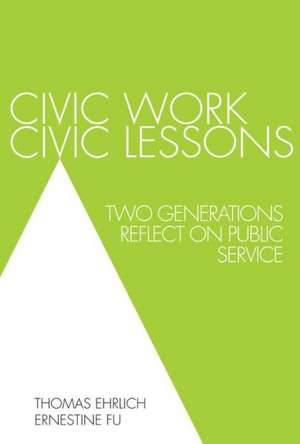 Civic Work, Civic Lessons de Thomas Ehrlich