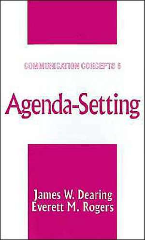 Agenda-Setting de James W. Dearing