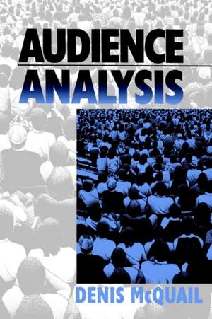 Audience Analysis de Denis McQuail