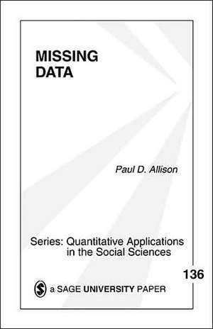 Missing Data de Paul D. Allison