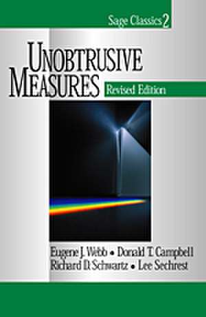 Unobtrusive Measures de Eugene J. Webb