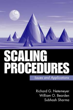 Scaling Procedures: Issues and Applications de Richard G. Netemeyer