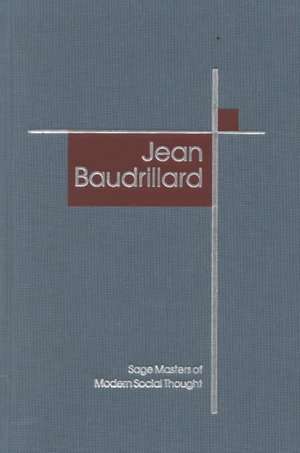 Jean Baudrillard de Mike Gane