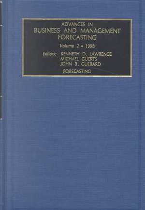 Advances in Business and Management Forecasting de Kenneth D. Lawrence