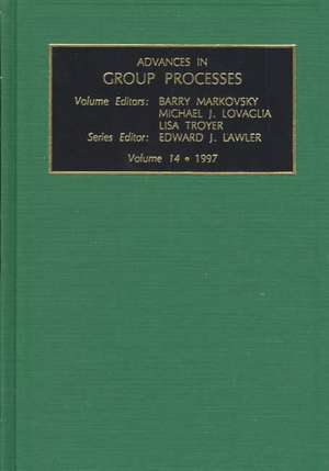 Advances in Group Processes de Edward J. Lawler