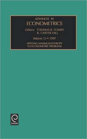 Applying Maximum Entropy to Econometric Problems de R. Carter Hill