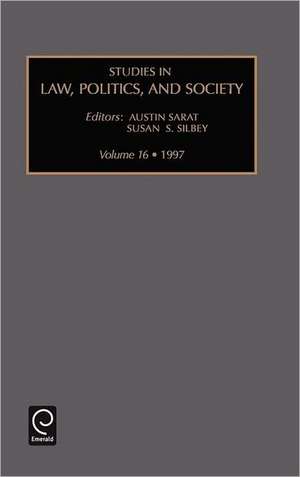 Studies in Law, Politics and Society de Susan S. Silbey