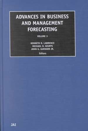 Advances in Business and Management Forecasting de Kenneth D. Lawrence