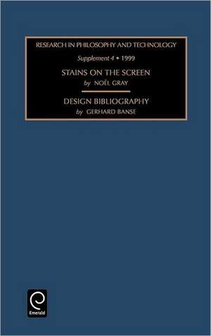 Stains on the Screen – Design Bibliography de Noel Gray