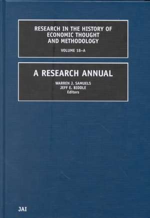 A Research Annual de Warren J. Samuels