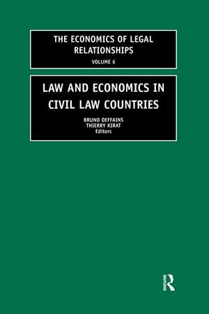 Law and Economics in Civil Law Countries de Bruno Deffains