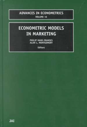 Econometric Models in Marketing de P.h. Franses