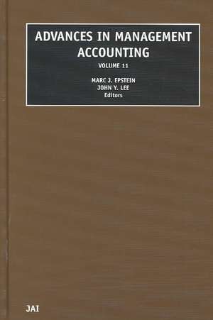 Advances in Management Accounting de John Y. Lee