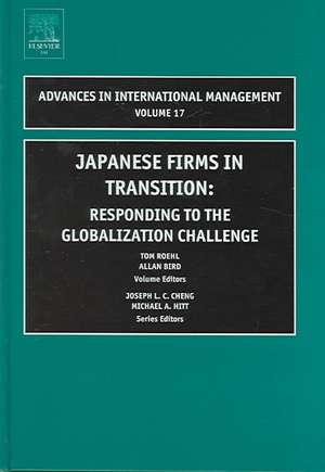 Japanese Firms in Transition – Responding to the Globalization Challenge de Joseph L.c. Cheng