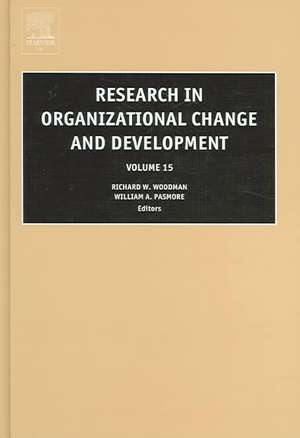 Research in Organizational Change and Development de Woodman