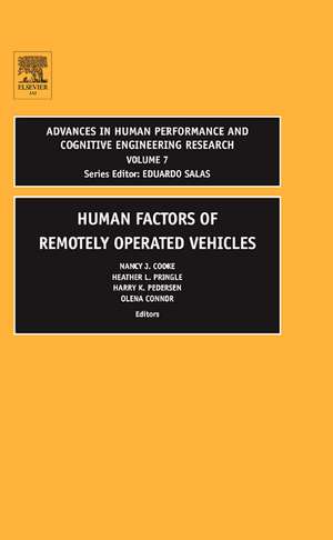 Human Factors of Remotely Operated Vehicles de Nancy J. Cooke