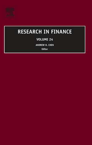 Research in Finance de Andrew H. Chen