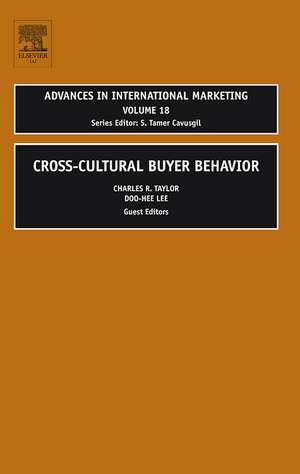 Cross–Cultural Buyer Behavior de Charles R. Taylor