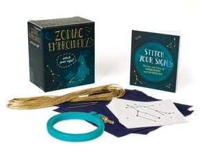 Zodiac Embroidery: Stitch Your Sign! de Anna Fleiss