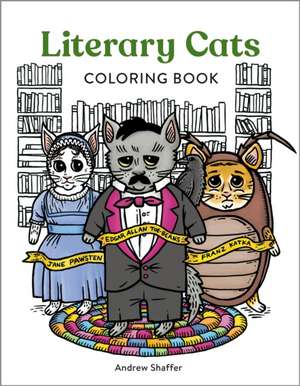 Literary Cats Coloring Book de Andrew Shaffer