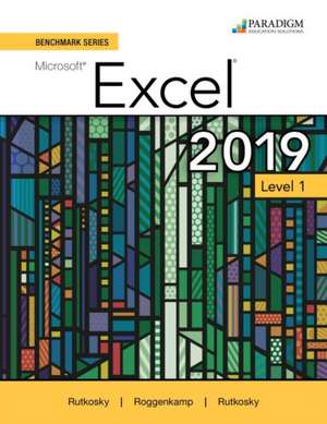 Benchmark Series: Microsoft Excel 2019 Level 1 de Ian Rutkosky