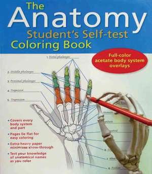 The Anatomy Student's Self-Test Coloring Book de Kurt H. Albertine