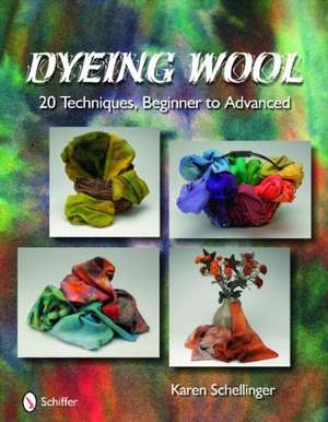 Dyeing Wool: 20 Techniques, Beginner to Advanced de Karen Schellinger