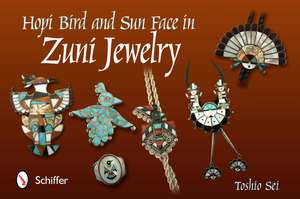 Hopi Bird and Sun Face in Zuni Jewelry de Toshio Sei