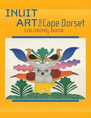 Inuit Art from Cape Dorset Coloring Book: Reddish Egret de PomegranateKids