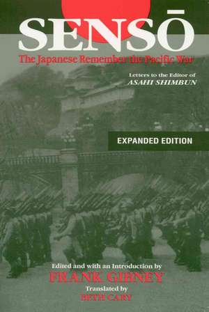 Senso: Letters to the Editor of Asahi Shimbun de Samuel Hideo Yamashita