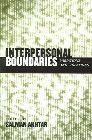 Interpersonal Boundaries