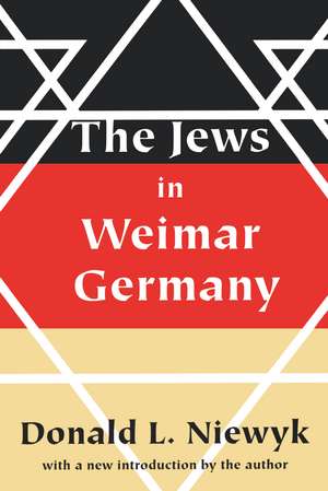 Jews in Weimar Germany de Donald L. Niewyk