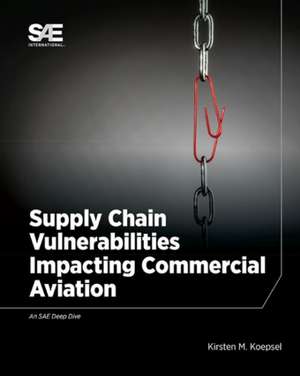 Supply Chain Vulnerabilities Impacting Commercial Aviation de Kirsten M. Koepsel