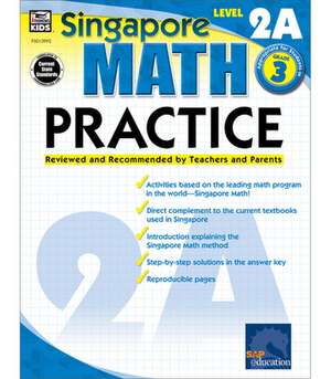 Singapore Math Practice, Level 2A Grade 3 de Frank Schaffer Publications