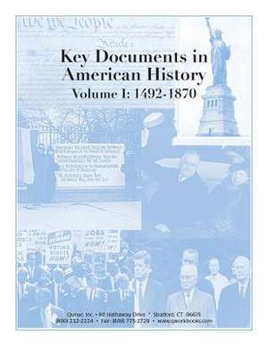 Key Documents in American History de Jonathan D. Kantrowitz