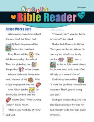 Weekly Bible Reader(r)--Winter 2016-2017