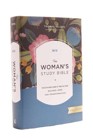 NIV, The Woman's Study Bible, Hardcover, Full-Color, Red Letter: Receiving God's Truth for Balance, Hope, and Transformation de Dorothy Kelley Patterson