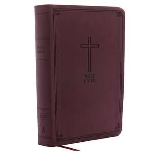 KJV Holy Bible: Personal Size Giant Print with 43,000 Cross References, Burgundy Leathersoft, Red Letter, Comfort Print: King James Version de Thomas Nelson