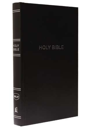 NKJV, Pew Bible, Hardcover, Black, Red Letter, Comfort Print: Holy Bible, New King James Version de Thomas Nelson