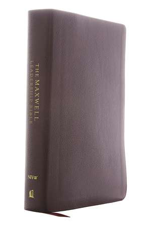 NIV, Maxwell Leadership Bible, 3rd Edition, Leathersoft, Black, Comfort Print: Holy Bible, New International Version de John C. Maxwell