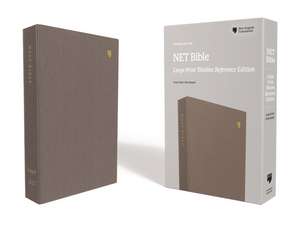 NET Bible, Thinline Reference, Large Print, Cloth over Board, Gray, Comfort Print: Holy Bible de Thomas Nelson