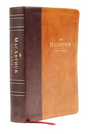 NASB, MacArthur Study Bible, 2nd Edition, Leathersoft, Brown, Thumb Indexed, Comfort Print: Unleashing God's Truth One Verse at a Time de John F. MacArthur